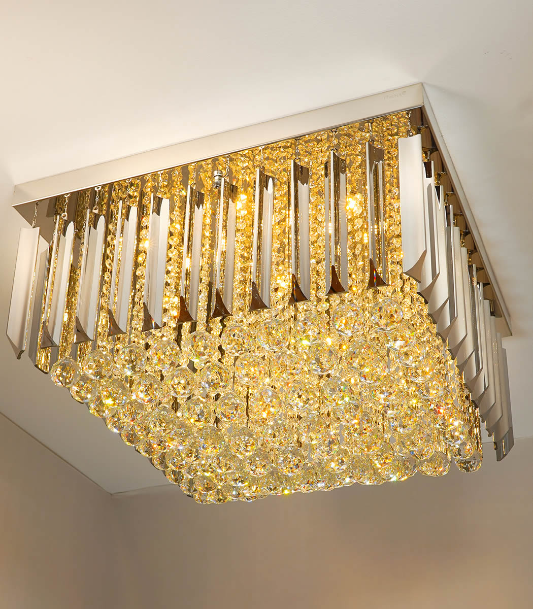 Plafonnier en cristal de luxe