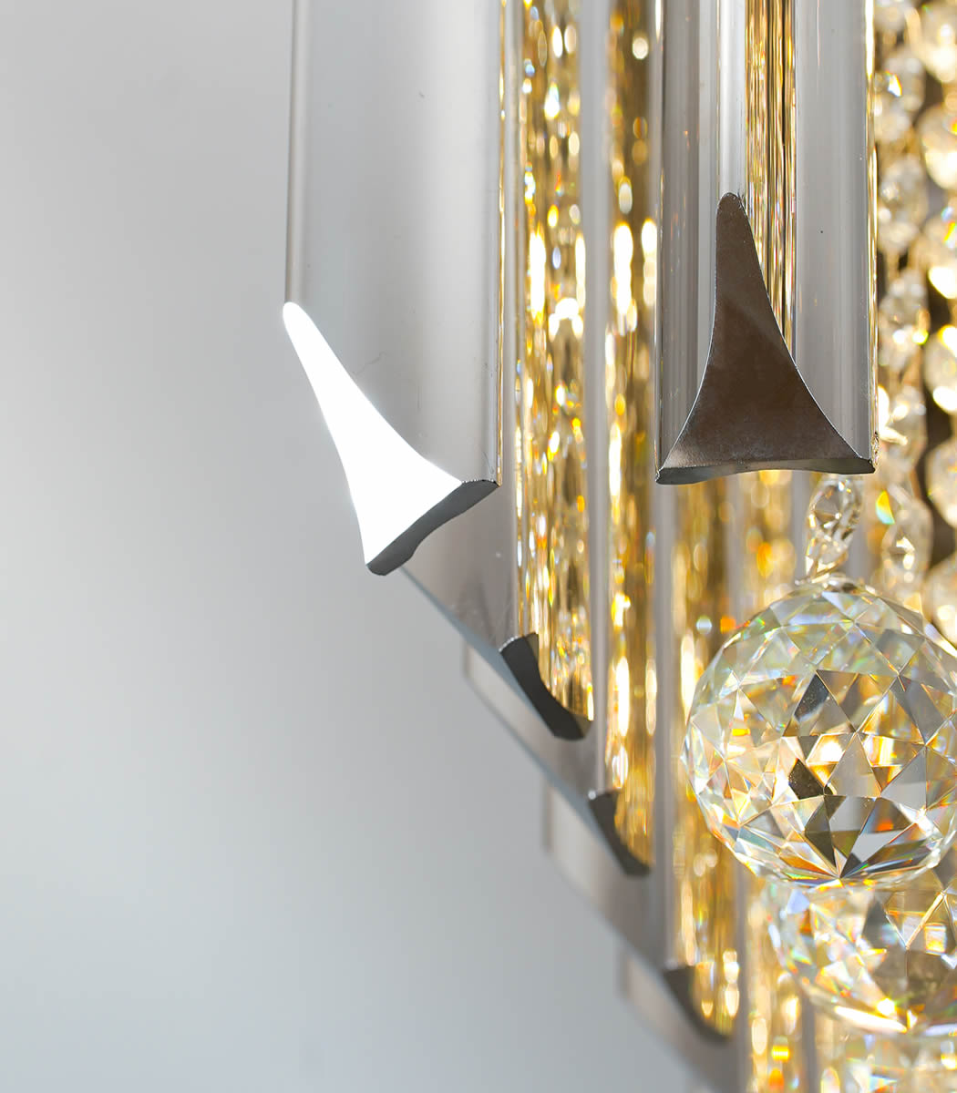 Plafonnier en cristal de luxe